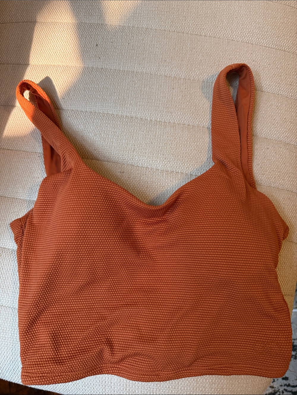 CALIA Women’s Support Sports Bra Tank– Burnt Orange Size XS EUC